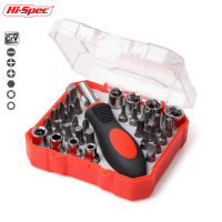 Hi-Spec Screwdriver Bit Set Magnetic 25mm 50mm Long Screwdriver Bit Adapter Tool Extension Bit Holder Screwdriver Bits in Case