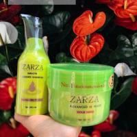 Zarza สปาโกลด์นาโน(ใหญ่)ขนาด 350 กรัม + แชมพูเคราตินมิลค์โปรตีน  สำหรับผมแห้งเสีย อ่อนแอ ผ่านการทำเคมี