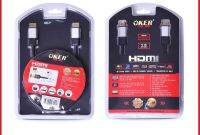 OKER HDMI 609 สายหุ้มยาง 1.8M HDTV, Sony PS4, Xbox, Sky HD box, HD-DVD, Blu-Ray