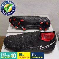 卍 Futsal Kasut Bola Sepak Phantom GT Elite FG low Mens knitted waterproof soccer shoes ，Portable breathable football mat