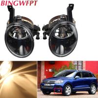 2ชิ้นโคมไฟไฟตัดหมอก LED ด้านหน้า7P6941700 7P6941699ไฟรถยนต์สำหรับ VW Touareg 2011 2012 2013 2014 2015แต่งรถ