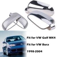 Rhyming Rearview Mirror Cap Wing Side Mirror Cover Housing Fit For Golf 4 MK4 Bora 1998 - 2004 Car Accessories Chrome Plating