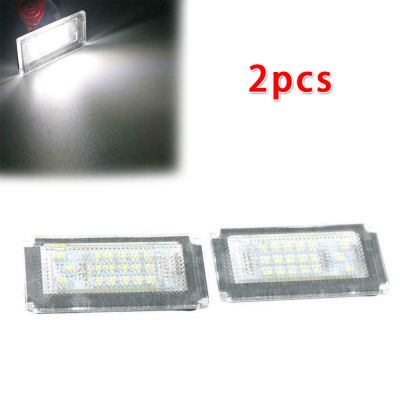 【CW】2Pcs 18 LED License Plate Light For Mini Cooper S R50 R52 2004-2008 R53 2001-2006 Car License Plate Lights Auto Accessories