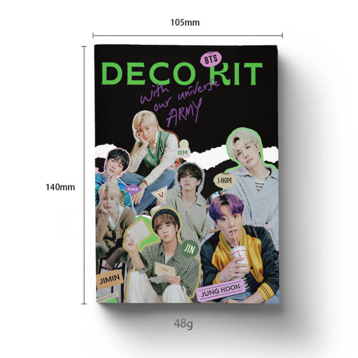 โฟโต้บุ๊ค-photobook-อัลบั้มรูปภาพ-52-หน้ารวมปก-ขนาด-10-5-14-cm-kpop-บีทีเอส-bts-deco-kit