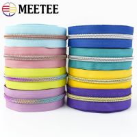▽ 5/10/20M 5 Nylon Zipper Tape Zippers By The Meter for Sewing Bag Luggage Zip Repair Kit DIY Clothes Decorative Zips Accessories