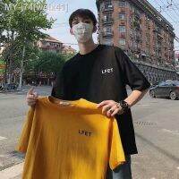 เสื้อยืดแขนสั้นทันสมัยมี M-5XL พิมพ์ลาย Lfet,เสื้อยืดแขนสั้นสุดอินเทรนด์ระบายอากาศได้ทรงหลวมสำหรับวัยรุ่นเสื้อยืด5จุดสำหรับ【บาย】