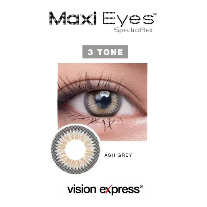 Vision Express Maxi Eyes 3 Tone Natural Series Colored Graded Contact