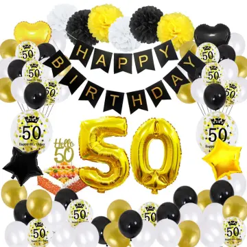 Birthday Party Decoration Set For Men 50 Years - Best Price in Singapore -  Feb 2024