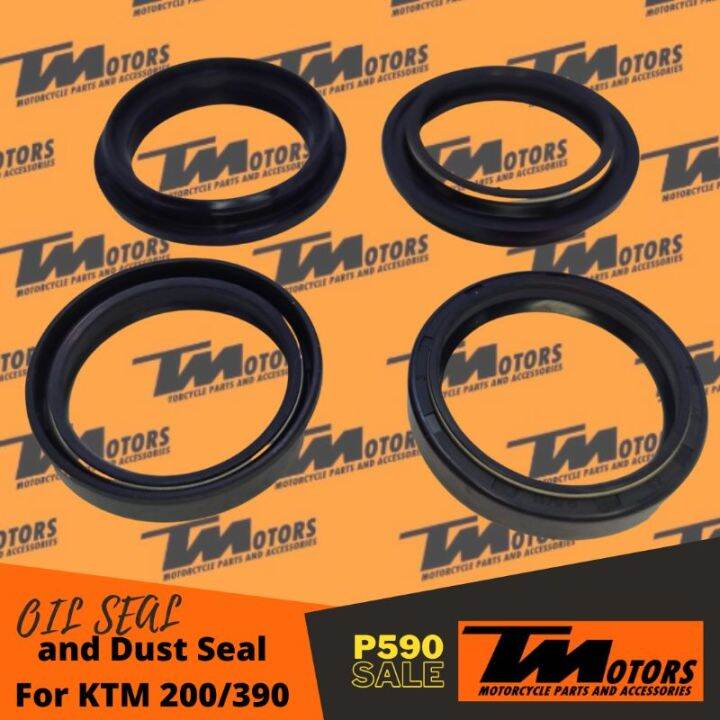 KTM Oil Seal and Dust Seal for DukeRC 200390 and Dominar 400 Lazada PH