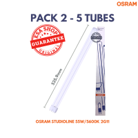 หลอดไฟแพ็ค2-5หลอด OSRAM STUDIOLINE 55W/5600K 2G11