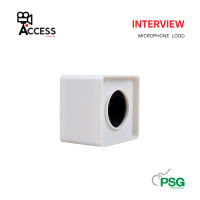 ACCESS - INTERVIEW MICROPHONE  LOGO - WHITE