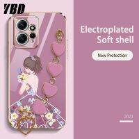 เคสโทรศัพท์ลาย Love YBD สำหรับ Xiaomi Redmi 12 Note 12R Note 12 Pro Plus 4G 5G Note 12S Note 12 Turbo Speed POCO M6 Pro POCO X5 Pro 5G POCO F5 น่ารักลายสาวๆล่าสุดปลอกซิลิโคนนิ่มบูติกหรูหรา