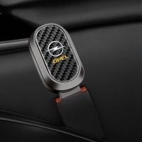 ▨∋ Carbon Fiber Seat Belt Extender Car Safety Buckle Clip Seat Belt Plug Alarm Canceler Stopper For opel astra k g h j vectra b c