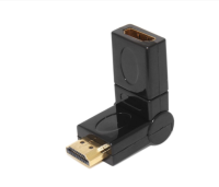 Adapter HDMI To HDMI 360 องศาการหมุน HDMI ชาย HDMI หญิงปรับ ADAPTER ADAPTER Extender