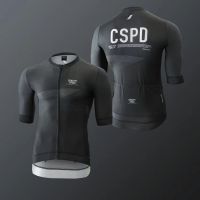 2022 new summer mens CSPD milk silk short-sleeved top cycling competition mountain bike riding suit