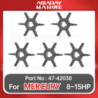 ชิ้น 47-42038-2 ใบพัดปั๊มน้ำ 42038Q02 สำหรับ Mercury Mariner เครื่องยนต์นอกเรือ 8 8hp 9.9 9.9hp 10 10hp 15 15hp-WIOJ SHOP