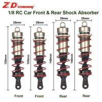 ZD Racing 4Pcs Metal Shock Absorber 120mm Front 140mm Rear Damper Suspension For 9020 BX-8E 9116 9021 1/8 RC Car Parts Nails Screws Fasteners