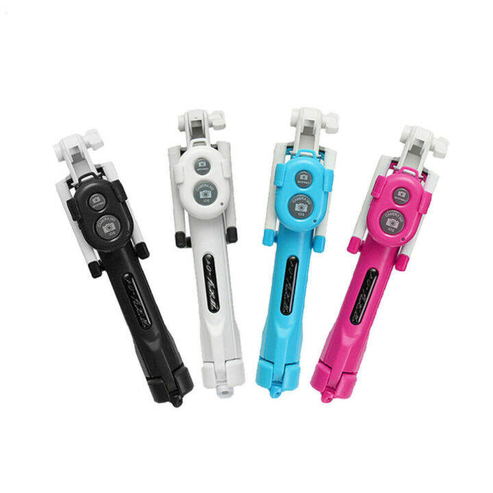 monopod-ไม้เซลฟี่แบบยาว-75cm-พร้อม-ขาตั้งแบบพิเศษเป็นขาตั้งในตัวได้พร้อม-ab-shutter-bluetooth