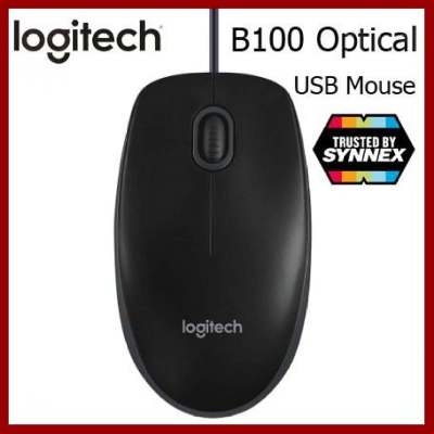 LOGITECH USB Optical Mouse (B100) Black