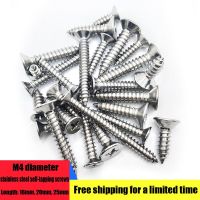 50PCS/ M4 Diameter Stainless Steel Self-tapping Screws Length 16mm 20mm 25mm Crosshead Plus Hard Furniture Setting Screws Nails Screws  Fasteners