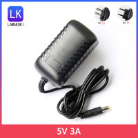 อะแดปเตอร์5V 3A อะแดปเตอร์จ่ายไฟ LED สำหรับ WS2812B WS2801 LPD8806 1903 DC5V LED EU UK US AU Plugs