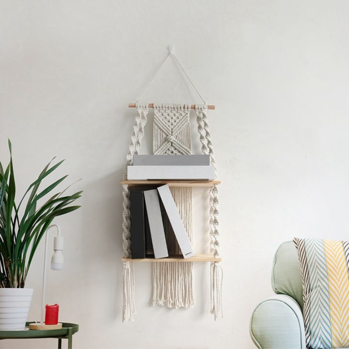 1-pcs-hanging-storage-tassel-tapestry-for-books-potted-plants-shelf-living-room-wall