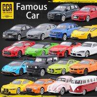 CCA 1:64 Famous Car Model Alloy Diecast Toys Classic Vehicle For Children Gifts Hot Wheels Boy Kids AUDI TOYOTA MASERATI NISSAN Die-Cast Vehicles