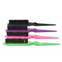 卍﹉ 1 Pcs Professional Hair Brushes Comb Teasing Back Combing Hair Brush Slim Line Styling Tools 4 Colors Wholesale