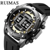 ⌚✴ Explosive RUIMAS personalized creative roller sports watch male fashion business quartz watch 553