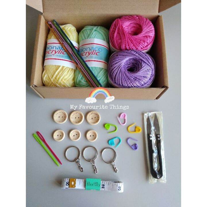 Stationery CROCHET SET FOR BEGINNERS KIT) Lazada PH