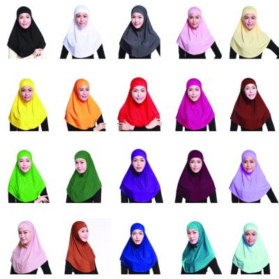 【YF】 1PC New Women Elastic Turban Hat Muslim Hijab Jersey Beads Underscarf Cap Ladies Stretch Head Wrap Scarf