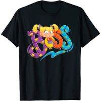 HOT ITEM!!Family Tee Couple Tee Rugrats Angelica is Boss T-Shirt Summer Mens 100% Cotton Round Neck Short Sleeve T-Shirt