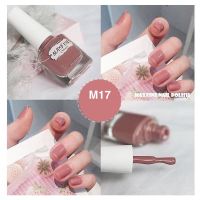 ?พร้อมส่ง?ยาทาเล็บ สีทาเล็บ กึ่งเจล ขนาด8ml*1 ไม่ต้องอบ ลอกได้ สีสวย แห้งไว รุ่นใหม่