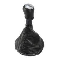 6 Speed Gear Knob Shift Carbon Fiber Gaiter Boot Cover Transporter T5 T5.1 2003-2011