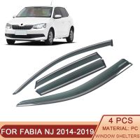 สำหรับ SKODA Fabia NJ 2014-2021 MK3ที่บังแดดหน้าต่างรถที่บังแดดฝนที่กำบังชีลด์ที่บังแสงกระจกรถที่กำบังสติกเกอร์ Lis Pigura