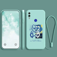 เคส redmi note 7 pro ยางนิ่ม กันกระแทก กันน้ำ กันลื่น ฝาหลัง คลุมเต็มขอบ ไม่เบียด ฟิล์มมือถือ เคสใส่เลนส์ ลายการ์ตูนน่ารัก