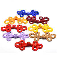 5คู่แพ็คกบจีนปิดปุ่ม Knot Cheongsam แบบดั้งเดิม Handcraft อุปกรณ์เสริม Handmade สามใบผ้าม่าน Button