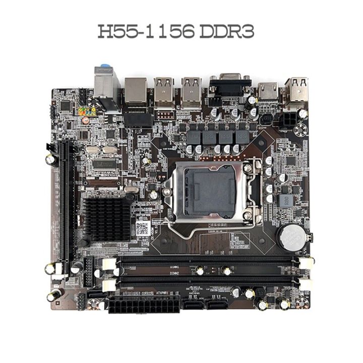 1ชุดเมนบอร์ดคอมพิวเตอร์เดสก์ท็อป-lga1156รองรับ-i3-530-i5-760ซีพียูรุ่นหน่วยความจำ-ddr3พร้อม-cpu-i3-550ตัว