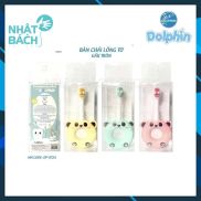 Bàn chải đánh răng trẻ em Dolphin hình Gấu tròn lông mềm