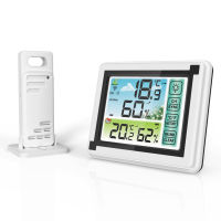 Weather Station Indoor Outdoor Wireless Digital Thermohygrometer Temperature meter Humidity Monitor Weather Clock Hygrometer