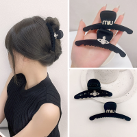 แฟชั่น Flocked Letter Planet คลิปผมอะคริลิคสำหรับหญิงสาว Headwear ขนาดใหญ่ Hairpin Barrette อุปกรณ์เสริมผม