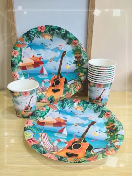 Hawaiian sale paper plates