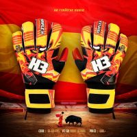 [มีแถมกระเป๋าสะพาย H3] ถุงมือผู้รักษาประตู H3 GK ROBO 2023 : NO RENDIRSE NUNCA (SPAIN) มี FINGER SAFE // ถุงมือโกล