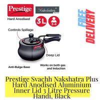 Prestige Svachh Nakshatra Plus Hard Anodised 3 Litre Pressure Handi