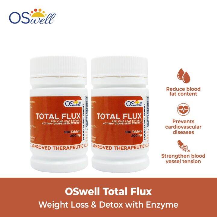 Oswell Total Flux 100 Days Weight Loss And Detox With Enzyme Fda Approved Lazada Ph 9844