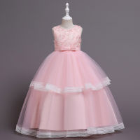 LZH Party Dresses For Weddings Clothing Baby Girls Bridesmaid Dresses Childrens Princess Dress Kids Party Clothing 4-12 Years