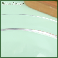 Ginca ชามพลาสติกขนาดเล็ก1ชิ้นชามใส่อาหารน่ารักใสสำหรับใส่สลัดของหวานดิปถั่วลูกกวาดสำหรับห้องครัว