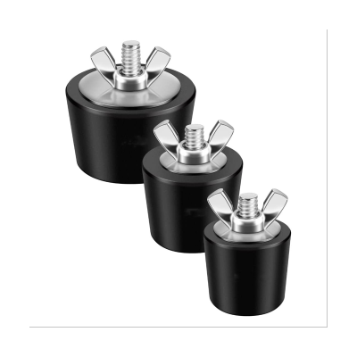 3PCS Pool Winterizing Plugs, 3 Sizes, 1Inch, 1.25Inch &amp; 1.5Inch, Swimming Pool Winter Expansion Plugs with Screw