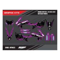 สติ๊กเกอร์วิบาก Honda CRF 250 L ทั้งคัน Graphic kit สติ๊กเกอร์เคลือบเงา สุดคุ้ม