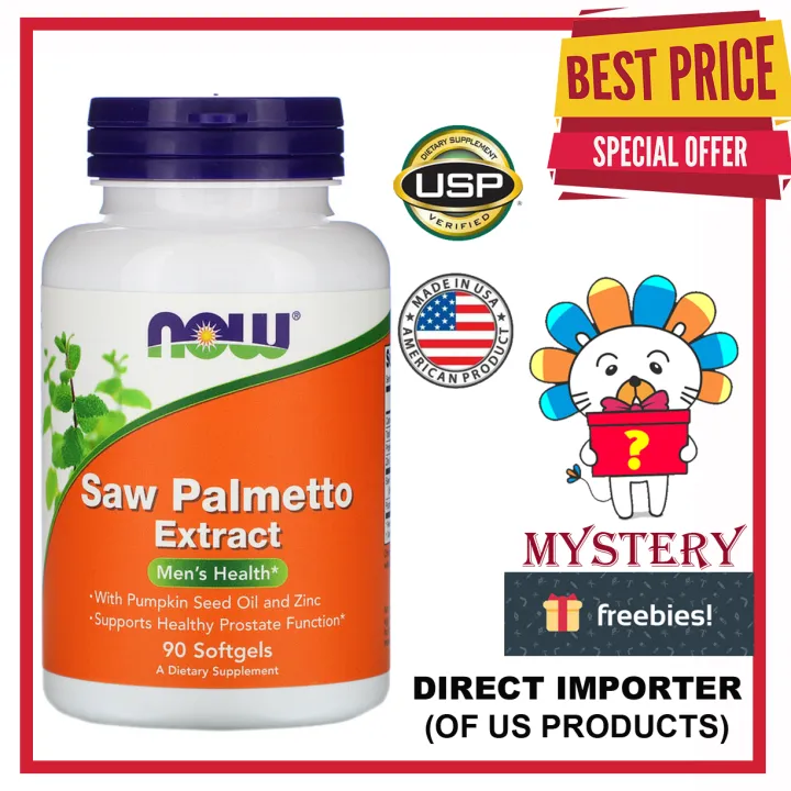 Now Foods Saw Palmetto Extract With Pumpkin Seed Oil And Zinc 160 Mg